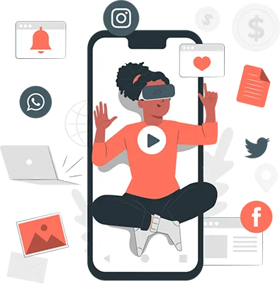 Social Media Videos Screen