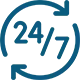 24 Hours Availability